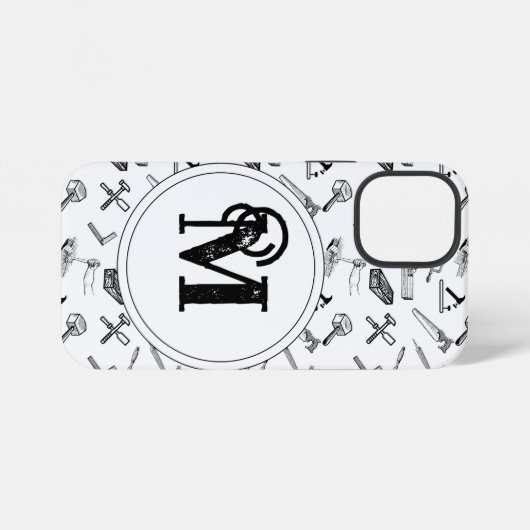 大工 iPhoneケース (裏面横)