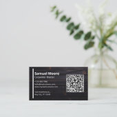 大工QRコード 名刺 (スタンド正面)