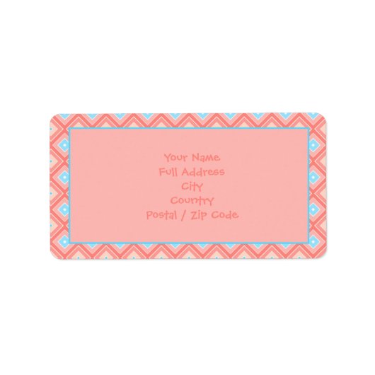 大差出人住所ラベル ラベル (正面)