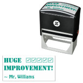 「大幅な改善！」 +教育者の名前ラバースタンプ セルフインキングスタンプ (インサイチュ)