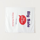 大幅割引オファー週末限定会社店舗利用規約 タペストリー (正面(横))