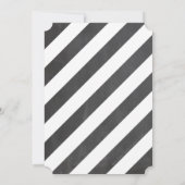 大年齢数招待状40モダン金ゴールドグリッター 招待状 (裏面)