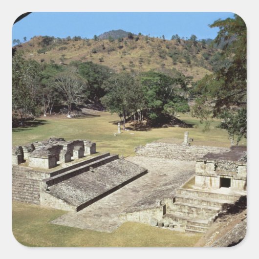 大広場のボールコートクラシック時代 スクエアシール (正面)