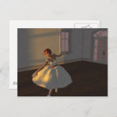 大広間でのダンサー ポストカード (正面/裏面)