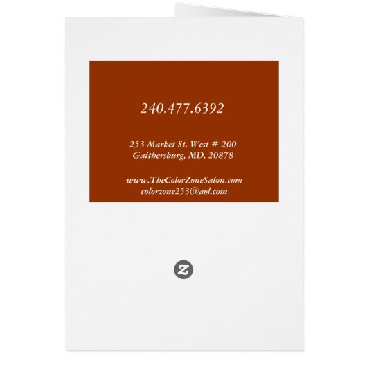 大広間のスパの値段表のモダンなスタイル (裏面)