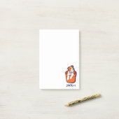 大当たりのジャックラッセルテリアのポスト・イット ポストイット (デスク上)