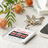 大当たりのハート私達はベガスのそれをしています キーホルダー (側面)