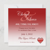 大当たりのラスベガスの結婚式の保存日付 セーブザデート (裏面)