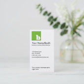 大当たりの垂直紙の名刺 名刺 (スタンド正面)