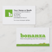 大当たりの草の底名刺 名刺 (正面/裏面)