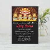 大当たりの誕生日の招待 招待状 (スタンド正面)