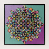 大彩色曼荼羅4角形:オーベルグレン ジグソーパズル (横)