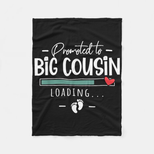 大従姉妹に昇格 – 1番目のベビー妊娠期間 フリースブランケット (正面)