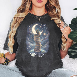 大志を抱け 読書家 スペース フィッシング Tシャツ