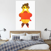 大怒女 キャンバスプリント (インサイチュ (寝室))