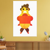 大怒女 キャンバスプリント (インサイチュ (リビング))