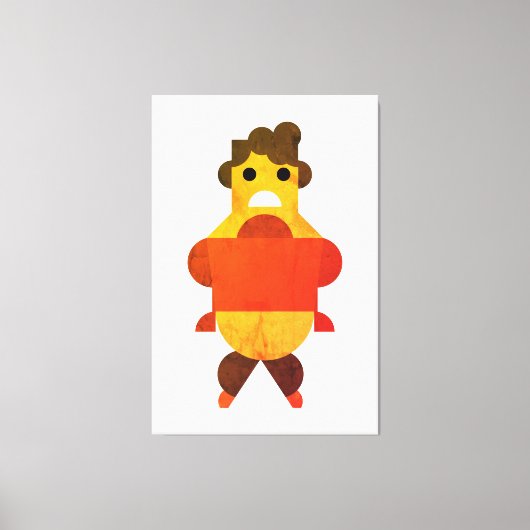 大怒女 キャンバスプリント (正面)