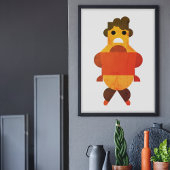 大怒女 キャンバスプリント