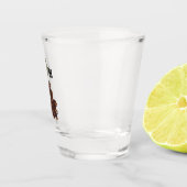 大急ドッグおもしろいの飼い主 ショットグラス (右)