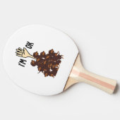 大急ドッグおもしろいの飼い主 卓球ラケット (横)