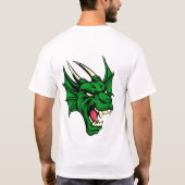 大成の頭tシャツの芸術 tシャツ (裏面)