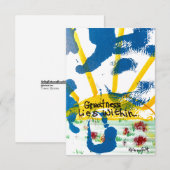 大成は内に在り サンキューカード (正面/裏面)