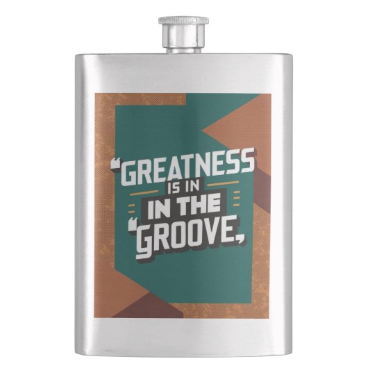 大成は前途に就いた フラスク (正面)