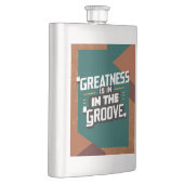 大成は前途に就いた フラスク (右)