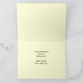 大成功を収めた退職おめでとうホットタブ名 カード (内部)