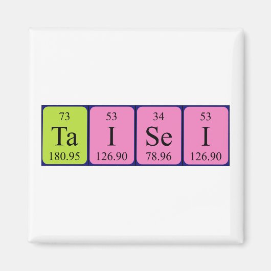 大成期周期表名磁石 マグネット (正面)