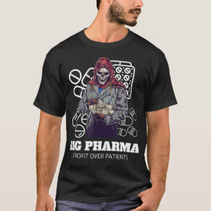 大手薬局薬剤師が収益を上げるお金を稼ぐ医師グリム Tシャツ