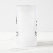 大打撃を受ける準備ができている海賊 フロストグラスビールジョッキ (中央)