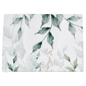 大抱き枕 |グレーの玉緑植物園 ラージペーパーバッグ (正面)