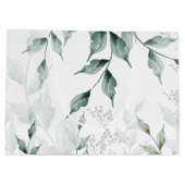 大抱き枕 |グレーの玉緑植物園 ラージペーパーバッグ (裏面)