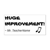 「大改修！」+先生名押しゴム ラバースタンプ (インプリント)