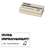 「大改修！」+先生名押しゴム ラバースタンプ (押印)