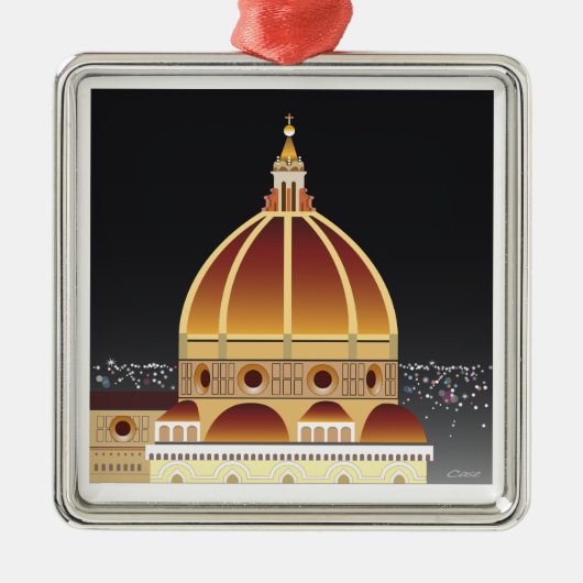 大教会堂のオーナメント メタルオーナメント (正面)