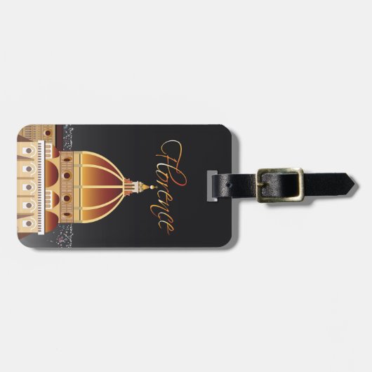 大教会堂の荷物のラベル ラゲッジタグ (正面横)