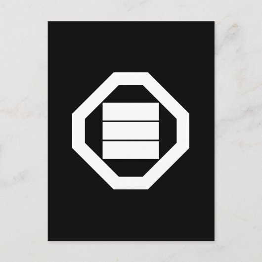 大敷の3つ目の四角キャラクター ポストカード (正面)