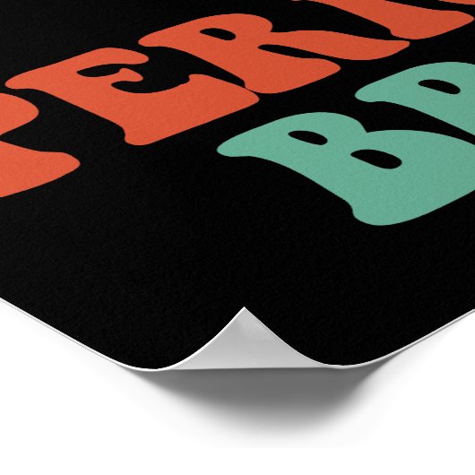 大文字とピリオド ポスター (角)