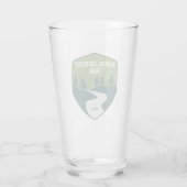 大文字の三日月のトレイル タンブラーグラス (裏面)