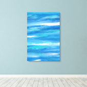 '大文字' キャンバスプリント (インサイチュ (ウッドフロア))