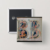 大文字「B」Beatus vir - Blessedです 缶バッジ (正面&裏面)