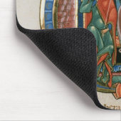 大文字「O」Osculatur私-私を接吻することを許可して下さい マウスパッド (コーナー)