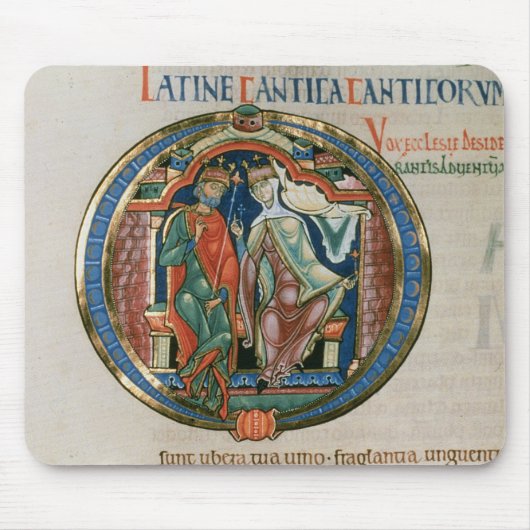 大文字「O」Osculatur私-私を接吻することを許可して下さい マウスパッド (正面)