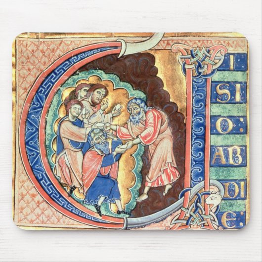 大文字「V」Visio Abdie マウスパッド (正面)