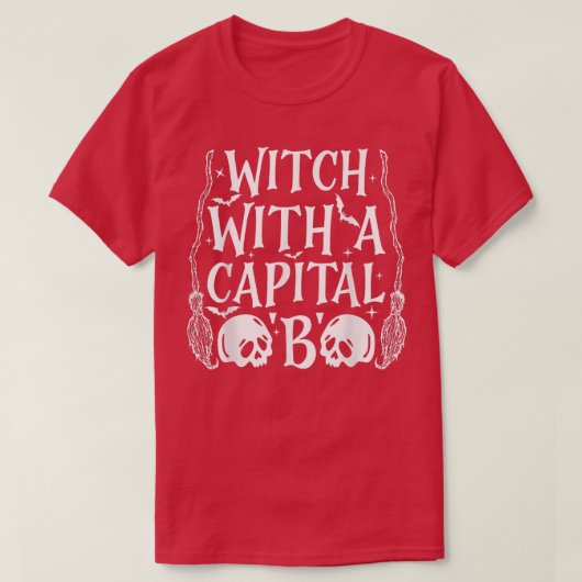 大文字Bの魔女 Tシャツ (デザイン正面)