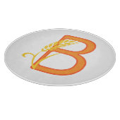 大文字Bフローラモノグラム カッティングボード (角)