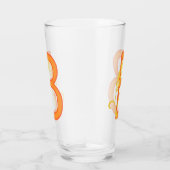 大文字Bフローラモノグラム タンブラーグラス (右)