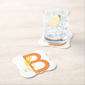 大文字Bフローラモノグラム ペーパーコースター (インサイチュ)